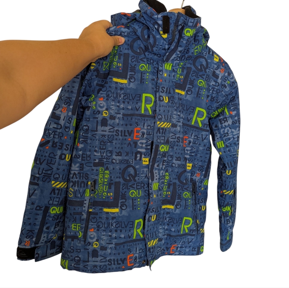 Quiksilver Kids Blue Green Jacket, 10
